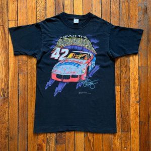 Vintage 90 NASCAR Motorsport Tradition Kyle Petty 1995 Single Stitch Men T Shirt
